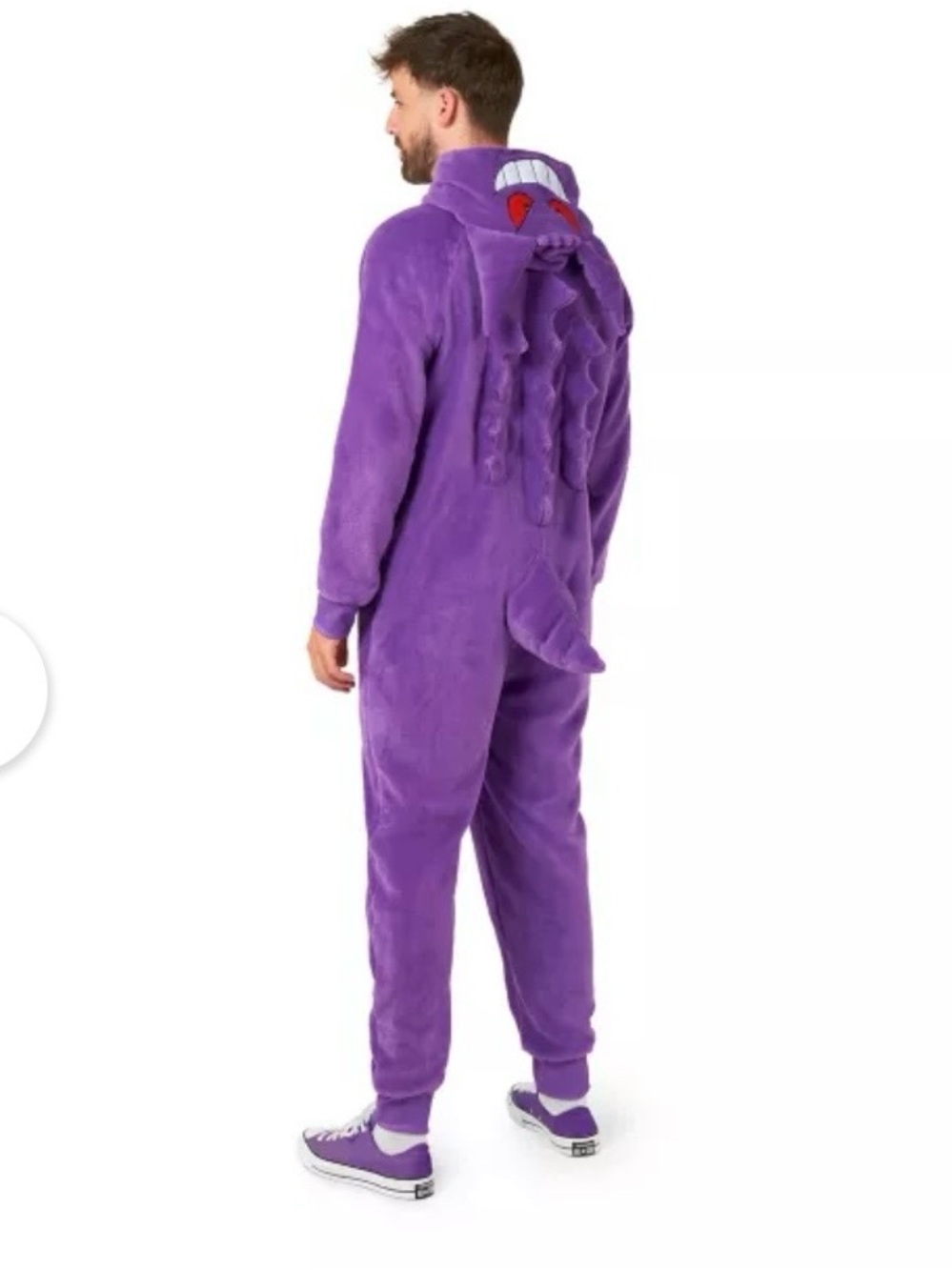 Unisex Pokemon Gengar 
 Onesie Halloween costume small/medium - Picture 8 of 9